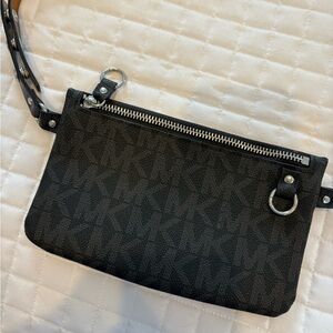 Michael Kors Black Wristlet